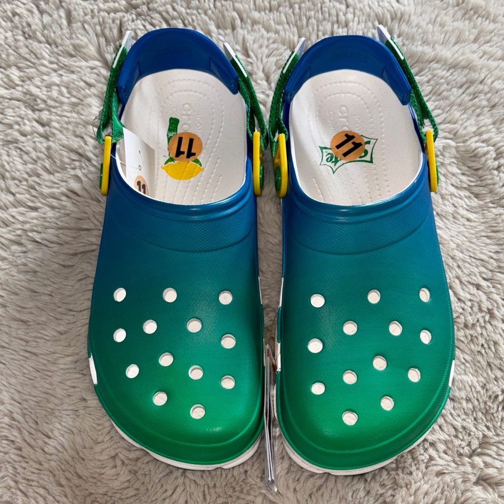 NWT Sprite Crocs